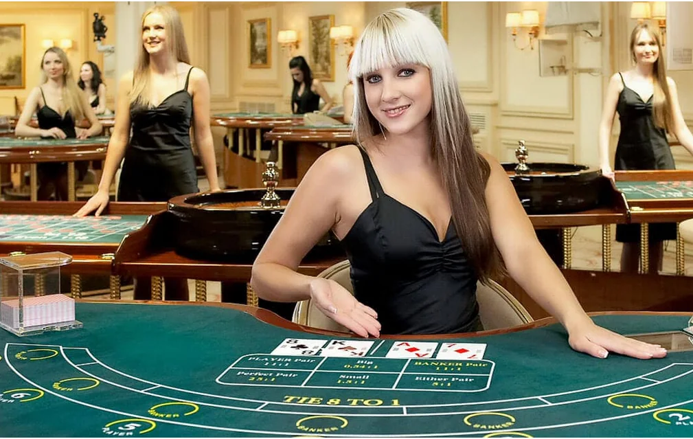 Tampilan suasana meja kasino live COKTOGEL